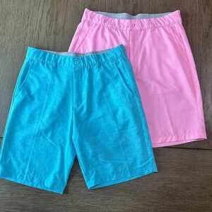Bundle of 2 Head Men’s Golf Shorts Size 32 Pink/Light Blue